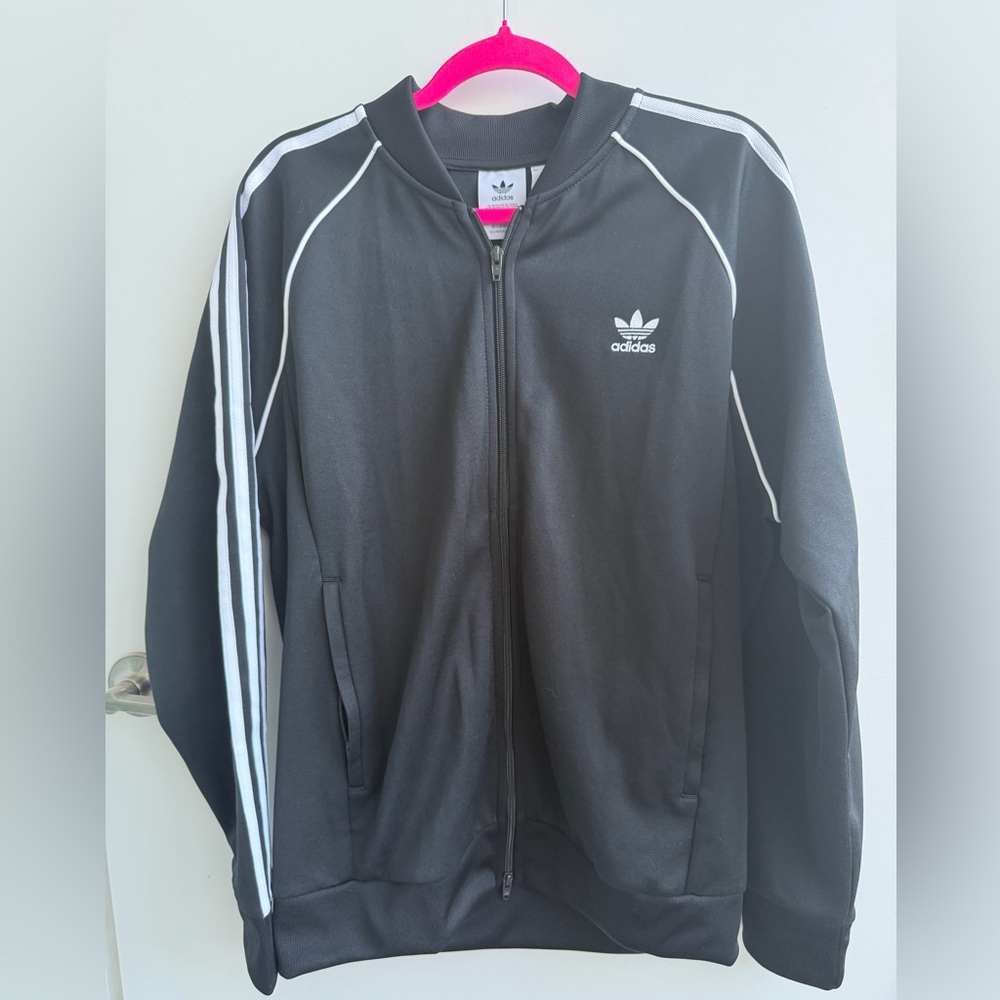 Adidas Dark Gray Zip-Up Jacket - Picture 3 of 5